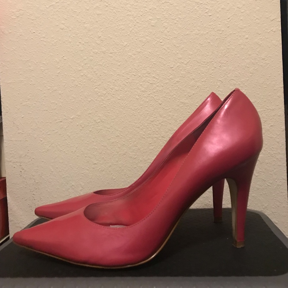 Pink Pointed Toe Heels